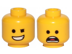 LEGO® los onderdeel Hoofd in kleur Geel 3626cpb2284