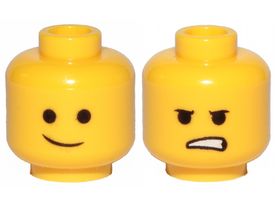 LEGO® los onderdeel Hoofd in kleur Geel 3626cpb2287