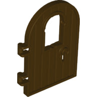 Plaatje in Gallery viewer laden, LEGO® los onderdeel Deur in kleur Donker Bruin 64390
