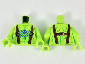 LEGO® los onderdeel Lijf met Motief Limoen 973pb3442c01