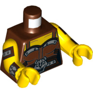 LEGO® Lijf met Motief Roodachtig Bruin 973pb3439c01