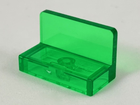 LEGO® los onderdeel Paneel in kleur Doorzichtig Groen 4865b