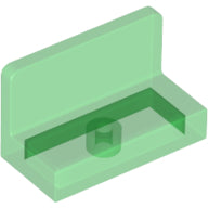 LEGO® los onderdeel Paneel in kleur Doorzichtig Groen 4865b