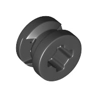 LEGO® los onderdeel Wiel in kleur Zwart 34337