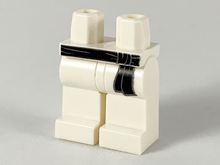 Plaatje in Gallery viewer laden, LEGO® los onderdeel Benen met Motief Wit 970c00pb1013