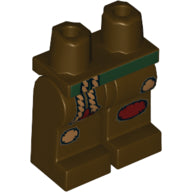 LEGO® onderdeel Benen met Motief Donker Bruin 970c00pb0931