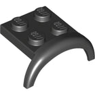 LEGO® los onderdeel Spatbord in kleur Zwart 49097