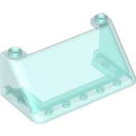 Plaatje in Gallery viewer laden, LEGO® los onderdeel Voorruit Doorzichtig Lichtblauw 92583