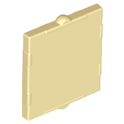 LEGO® los onderdeel Venster, Ruit en Luik Geelbruin 60601