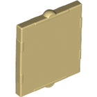 LEGO® los onderdeel Venster, Ruit en Luik Geelbruin 60601