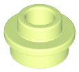 LEGO® los onderdeel Plaat Rond Geelachtig Groen 85861