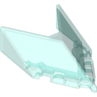 LEGO® los onderdeel Voorruit Doorzichtig Lichtblauw 22483