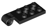 LEGO® los onderdeel Scharnier in kleur Zwart 43045