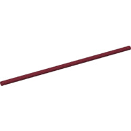 LEGO® los onderdeel Slang Stijf in kleur Donkerrood 75c14