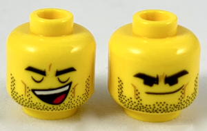 LEGO® los onderdeel Hoofd in kleur Geel 3626cpb2317