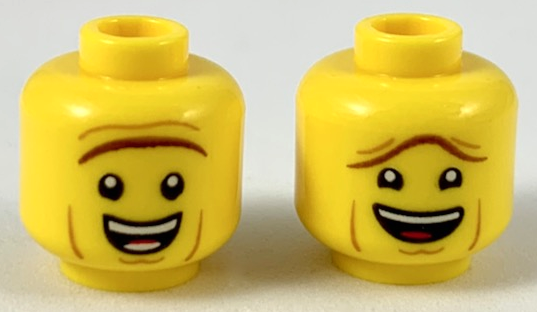 LEGO® los onderdeel Hoofd in kleur Geel 3626cpb2315