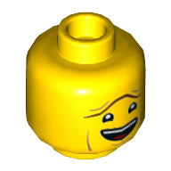 Plaatje in Gallery viewer laden, LEGO® los onderdeel Hoofd in kleur Geel 3626cpb2315