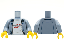 Plaatje in Gallery viewer laden, LEGO® los onderdeel Lijf met Motief Zandblauw 973pb3426c01