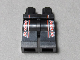 LEGO® los onderdeel Benen met Motief Zwart 970c00pb0925