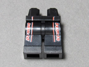 LEGO® los onderdeel Benen met Motief Zwart 970c00pb0925