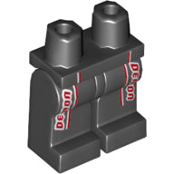 Plaatje in Gallery viewer laden, LEGO® los onderdeel Benen met Motief Zwart 970c00pb0925