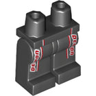LEGO® los onderdeel Benen met Motief Zwart 970c00pb0925