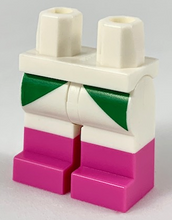 Plaatje in Gallery viewer laden, LEGO® los onderdeel Benen met Motief Wit 970c00pb0923