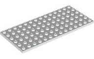 LEGO® los onderdeel Plaat Algemeen in kleur Wit 3456