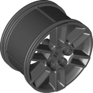 Plaatje in Gallery viewer laden, LEGO® los onderdeel Wiel in kleur Zwart 49294