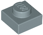 Plaatje in Gallery viewer laden, LEGO® los onderdeel Plaat Algemeen in kleur Zandblauw 3024
