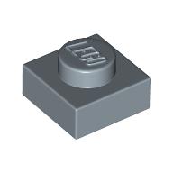 LEGO® los onderdeel Plaat Algemeen in kleur Zandblauw 3024