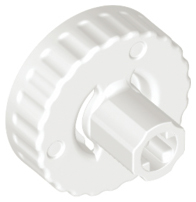 LEGO® los onderdeel Technische Verbinding in kleur Wit 46834