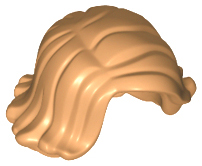 LEGO® los onderdeel Haar in kleur Medium Noga 20877