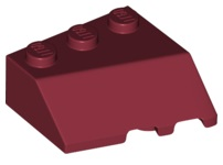 LEGO® los onderdeel Wig in kleur Donkerrood 42862