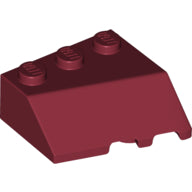 LEGO® los onderdeel Wig in kleur Donkerrood 42862