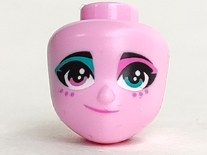 LEGO® los onderdeel Hoofd in kleur Fel Roze 47798