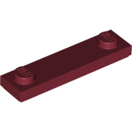 LEGO® los onderdeel Plaat Aangepast Donkerrood 41740