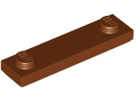 LEGO® los onderdeel Plaat Aangepast Roodachtig Bruin 41740