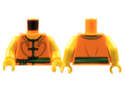 LEGO® los onderdeel Lijf met Motief Oranje 973pb3535c01