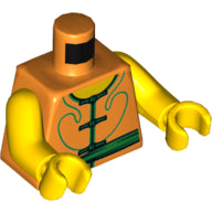 LEGO® los onderdeel Lijf met Motief Oranje 973pb3535c01