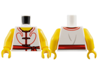 LEGO® los onderdeel Lijf met Motief Wit 973pb3534c01