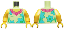 Plaatje in Gallery viewer laden, LEGO® Lijf met Motief Geelachtig Groen 973pb3441c01