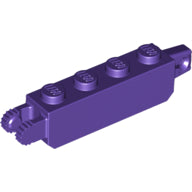 LEGO® los onderdeel Scharnier in kleur Donkerpaars 30387