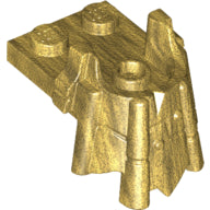 LEGO® los onderdeel Plaat Aangepast Parel Goud 15440