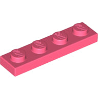 Plaatje in Gallery viewer laden, LEGO® los onderdeel Plaat Algemeen in kleur Koraal 3710