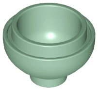 LEGO® los onderdeel Steen Rond in kleur Zandgroen 15395