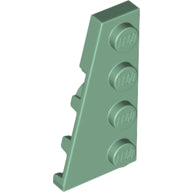Plaatje in Gallery viewer laden, LEGO® los onderdeel Wig Plaat in kleur Zandgroen 41770