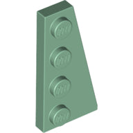 LEGO® los onderdeel Wig Plaat in kleur Zandgroen 41769