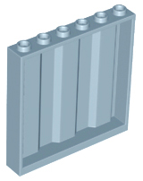 Plaatje in Gallery viewer laden, LEGO® los onderdeel Paneel in kleur Zandblauw 23405