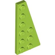 LEGO® los onderdeel Wig Plaat in kleur Limoen 54383